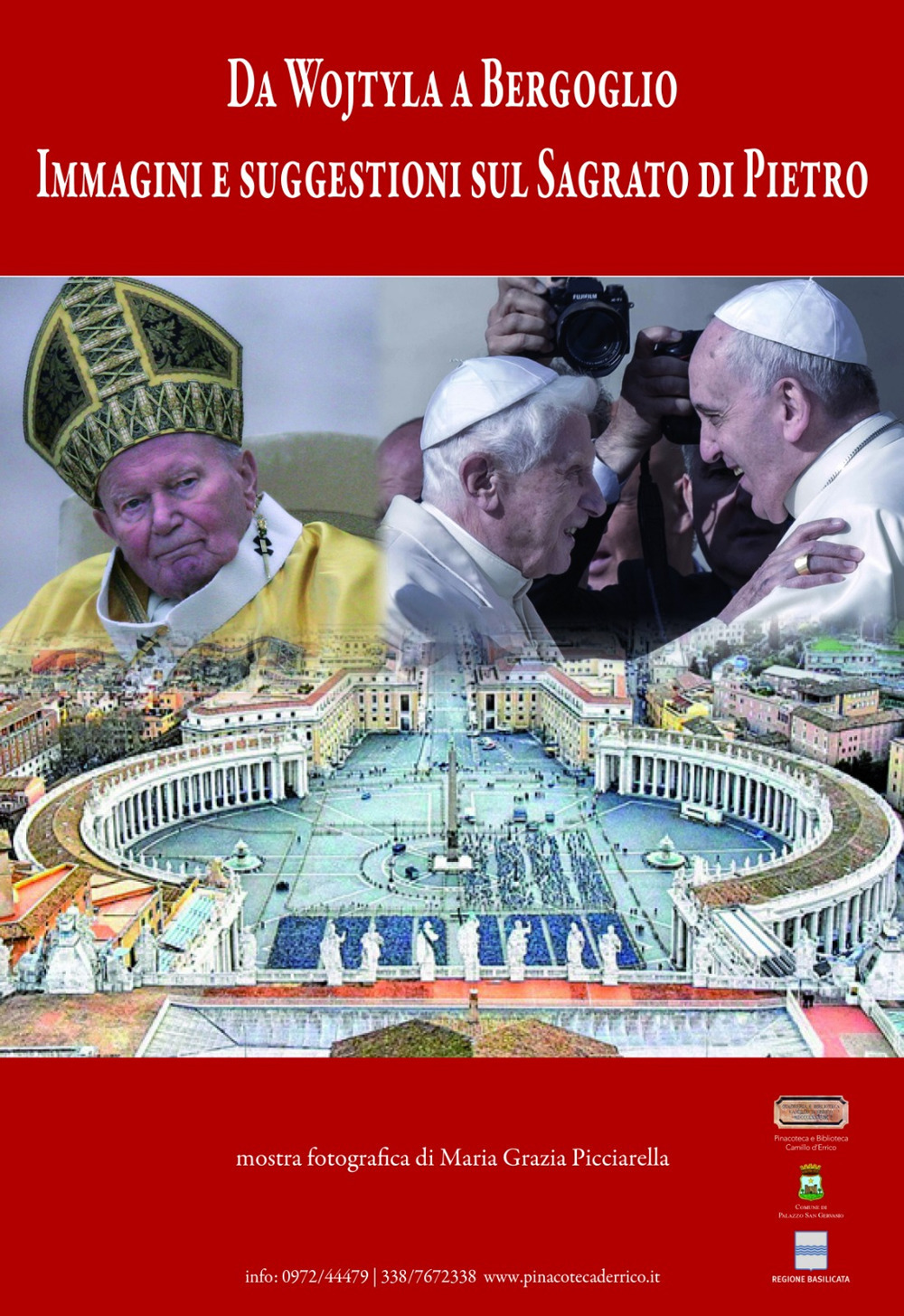 Da Wojtyla a Bergoglio. Immagini e suggestioni sul sagrato di Pietro. Catalogo della mostra (Palazzo San Gervasio, 17 agosto-16 settembre 2019)