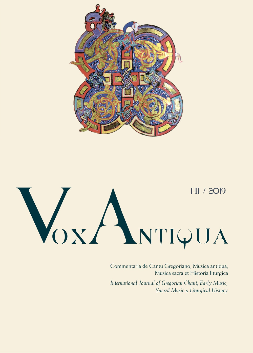 Vox antiqua. Commentaria de cantu gregoriano, musica antiqua, musica sacra et historia liturgica. Vol. 1-2: Laus musicae. Arte, scienza e prassi del canto liturgico e devozionale medievale