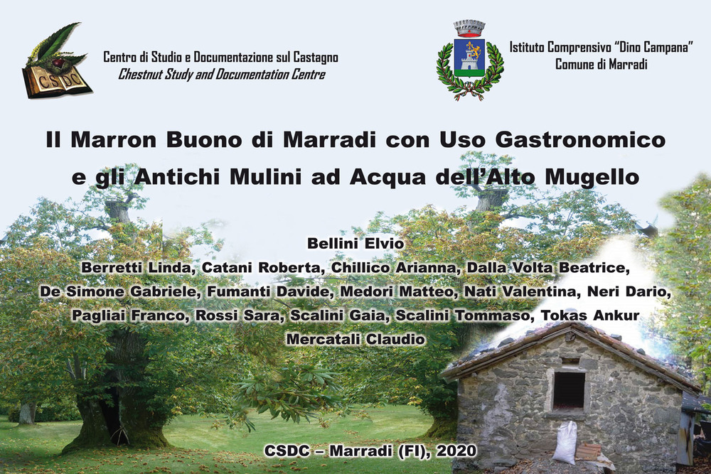 Il Marron Buono di Marradi con uso gastronomico e gli antichi mulini ad acqua dell'Alto Mugello