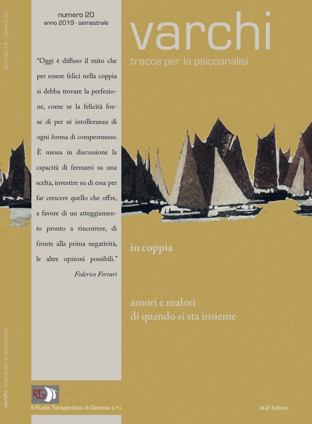 Varchi. Tracce per la psicoanalisi. Vol. 20