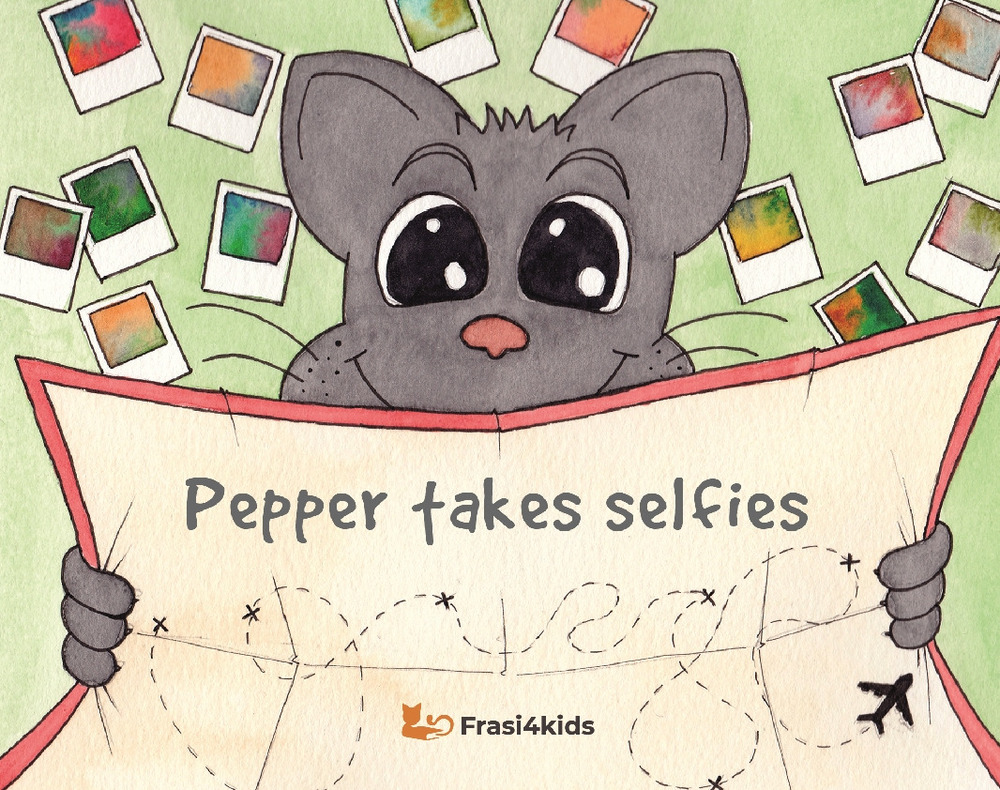 Pepper takes selfies