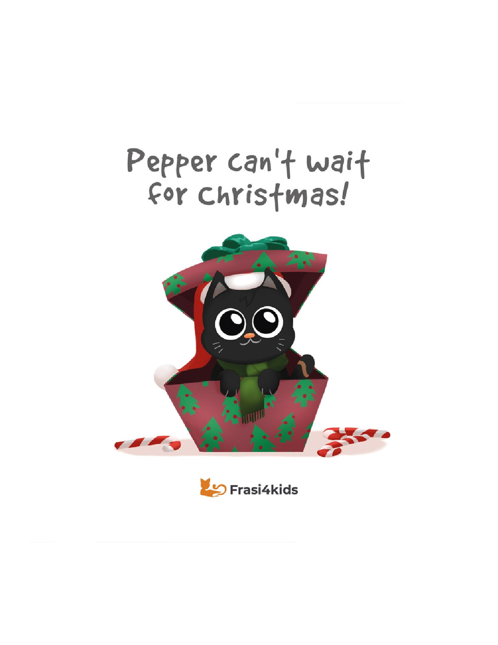 Pepper can't wait for Christmas!