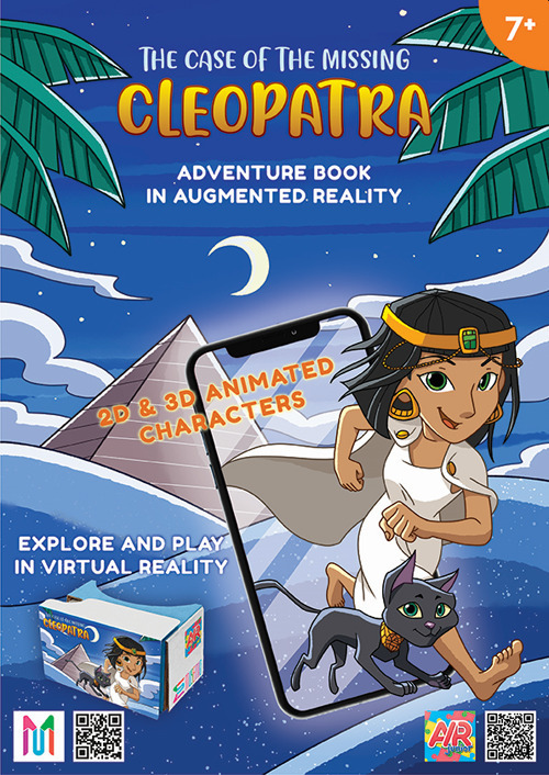 The case of the missing Cleopatra. Adventure book in augmented and virtual reality