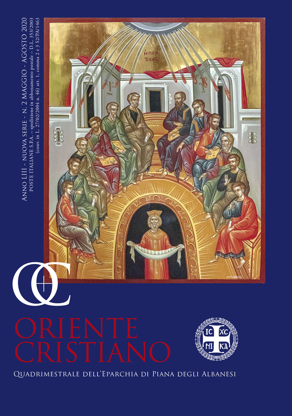 Oriente cristiano. Quadrimestrale dell'eparchia di Piana degli Albanesi. Vol. 2