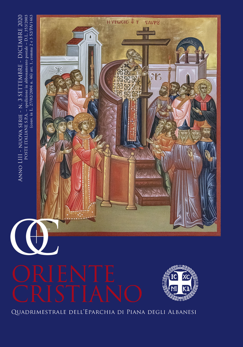 Oriente cristiano. Quadrimestrale dell'eparchia di Piana degli Albanesi. Vol. 3