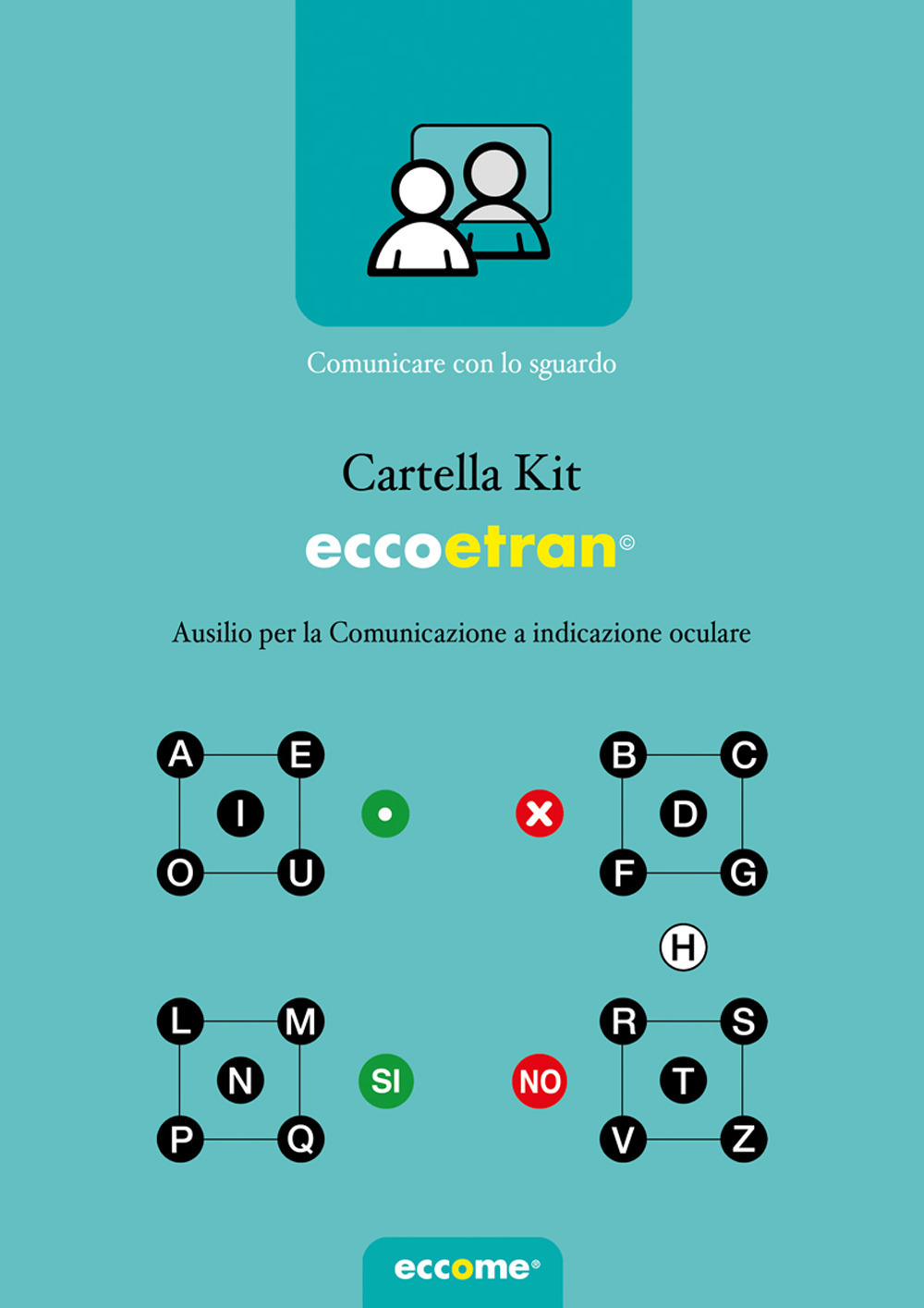 EccoEtran Cartella Kit. Ausilio per la Comunicazione a indicazione oculare