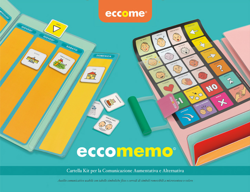Eccomemo. La Cartella. Kit per la comunicazione aumentativa e alternativa. Ediz. multilingue