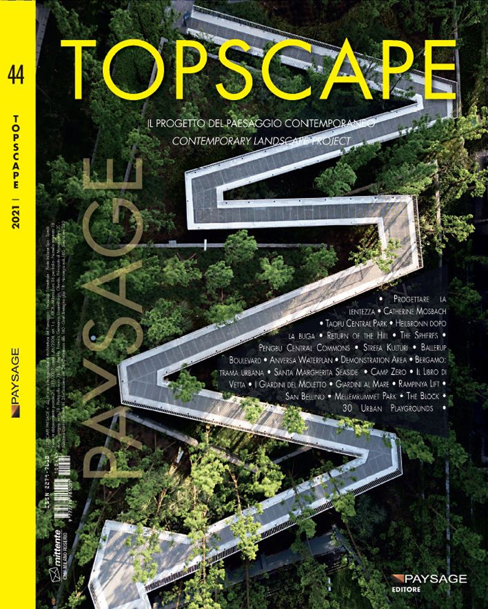 Topscape. Il progetto del paesaggio contemporaneo. Ediz. italiana e francese. Vol. 44