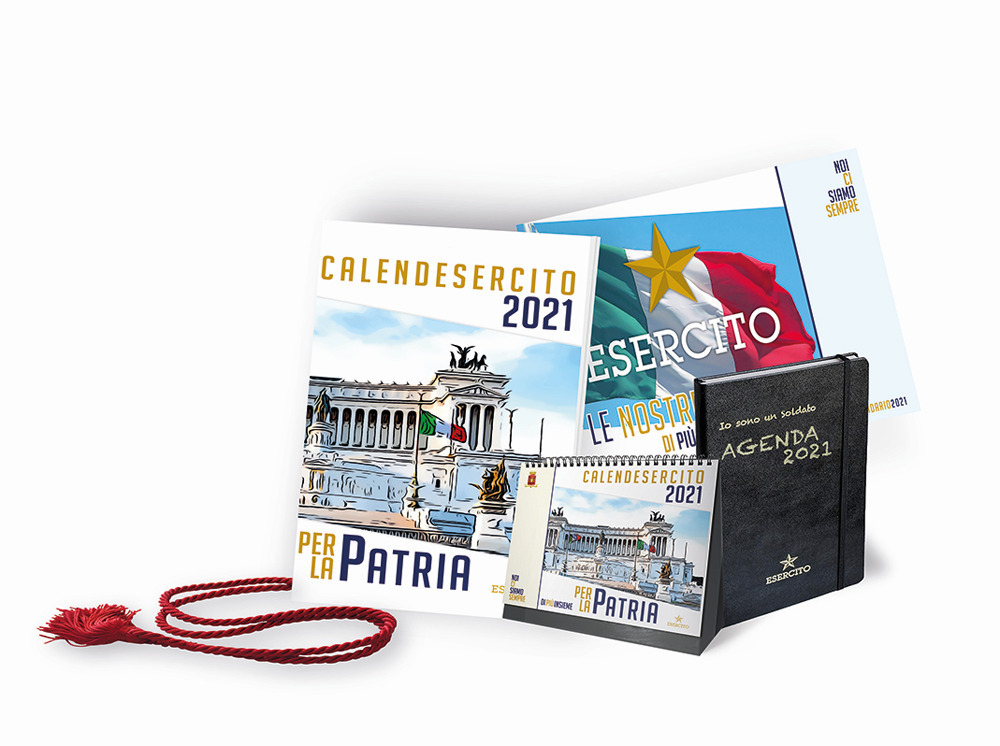 CalendEsercito 2021. Per la patria. Pacchetto silver