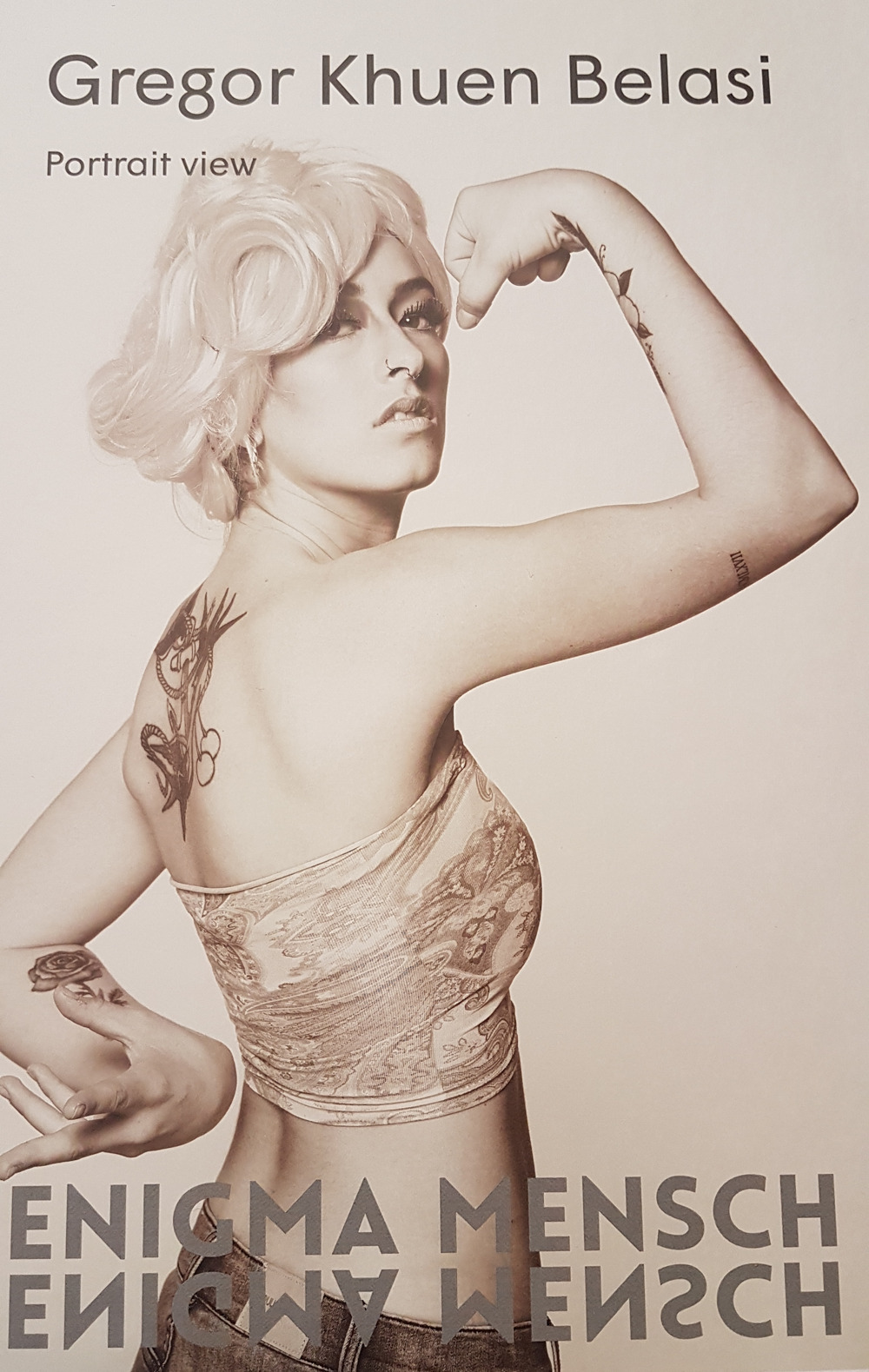 Enigma Mensch. Portrait view