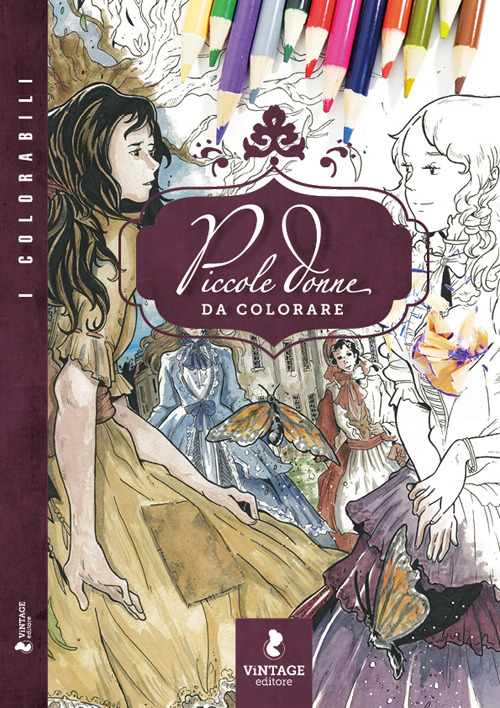 Piccole donne da colorare. I colorabili