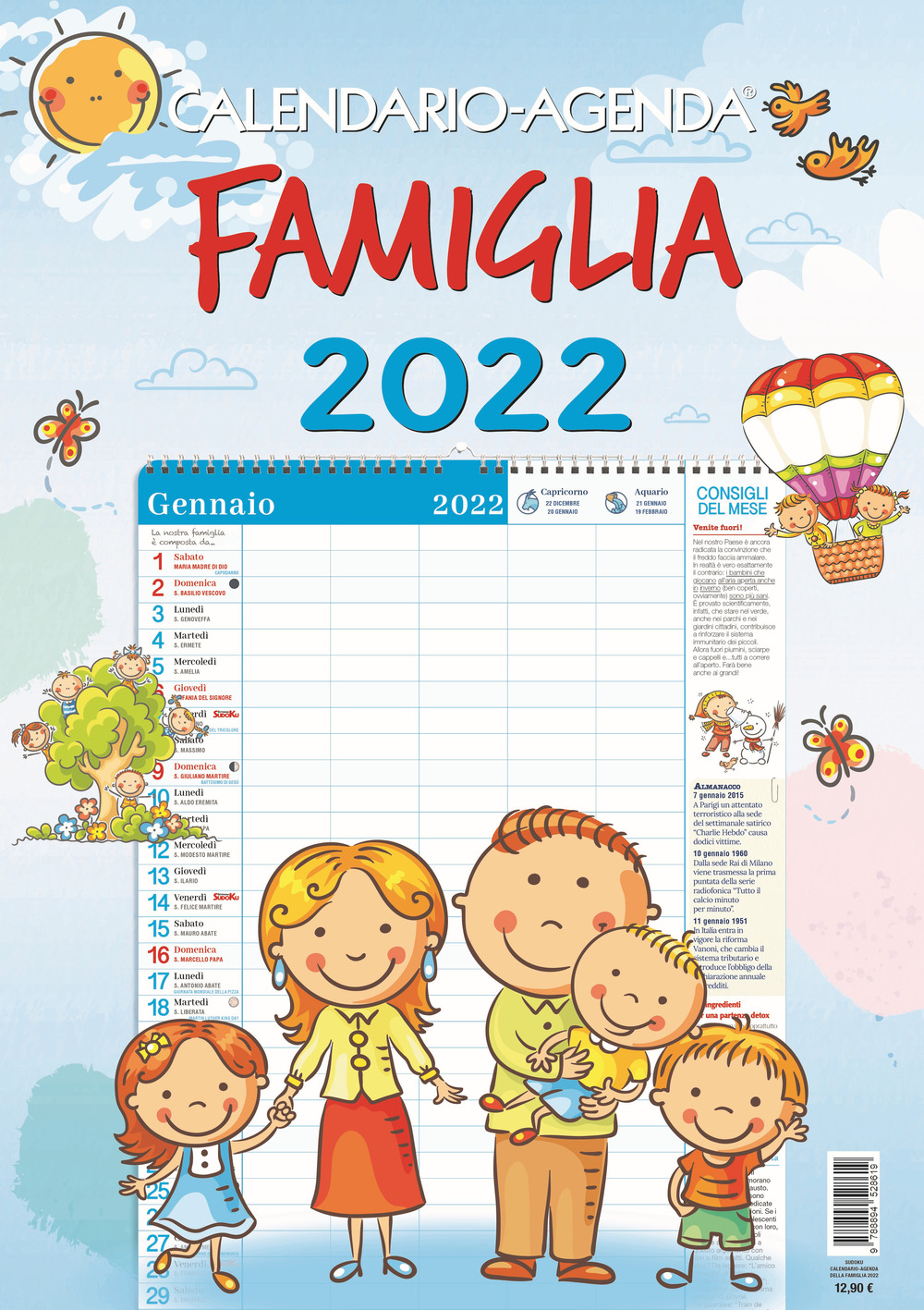 Famiglia. Calendario-agenda 2022