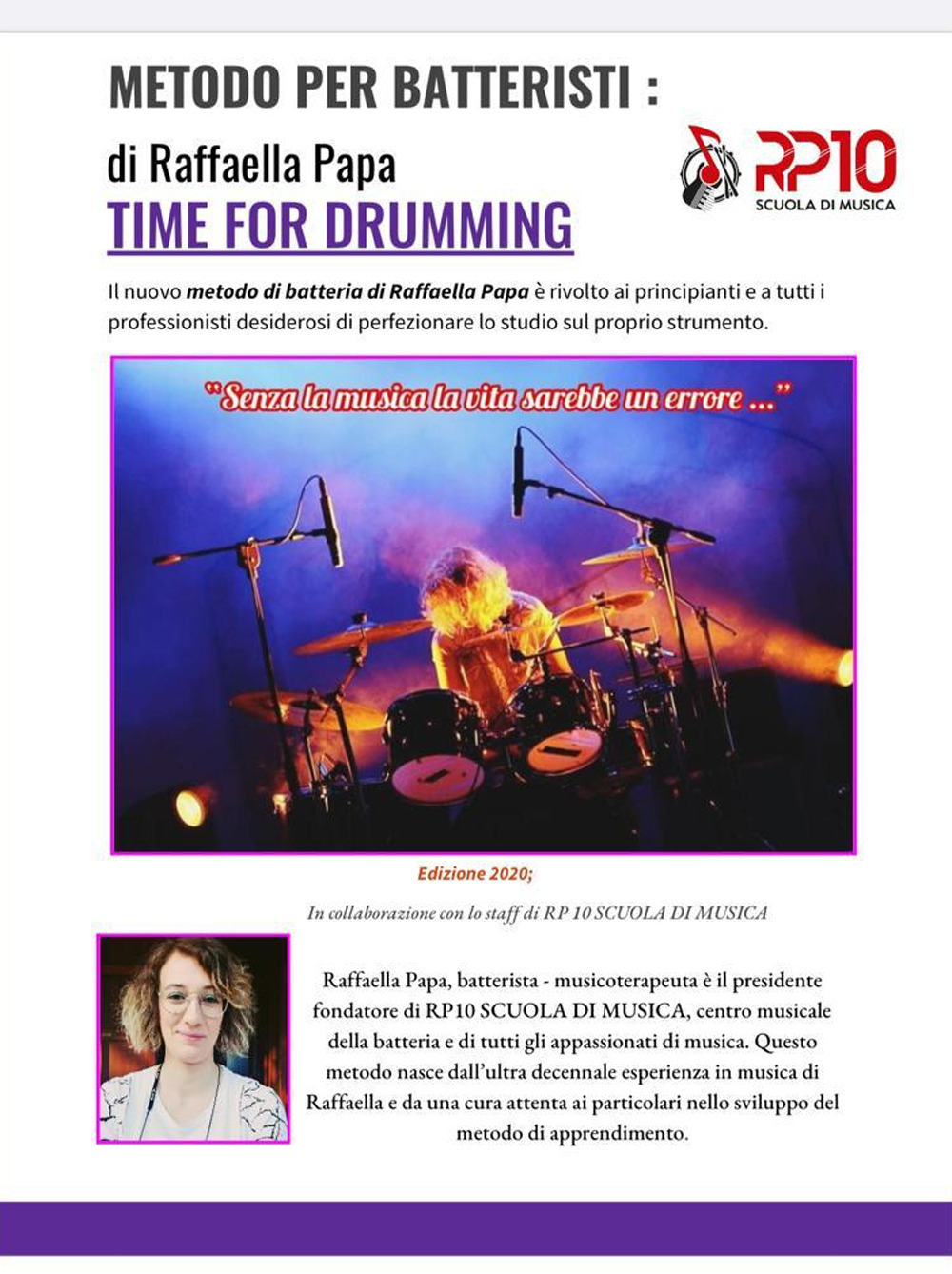 Time for drumming. Metodo per batteristi