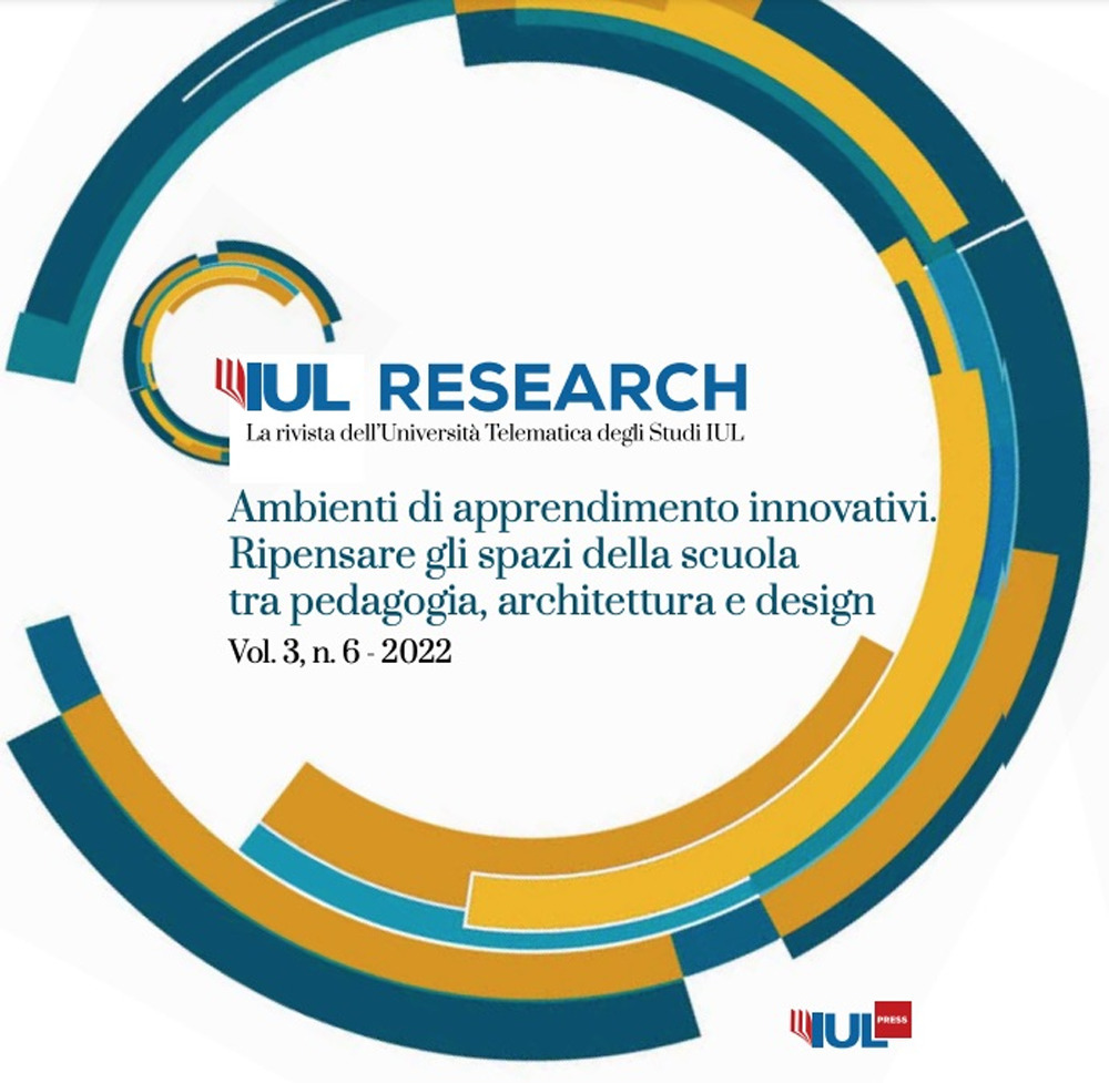 IUL Research. Vol. 3/6: Ambienti di apprendimento innovativi. Ripensare gli spazi della scuola tra pedagogia, architettura e design