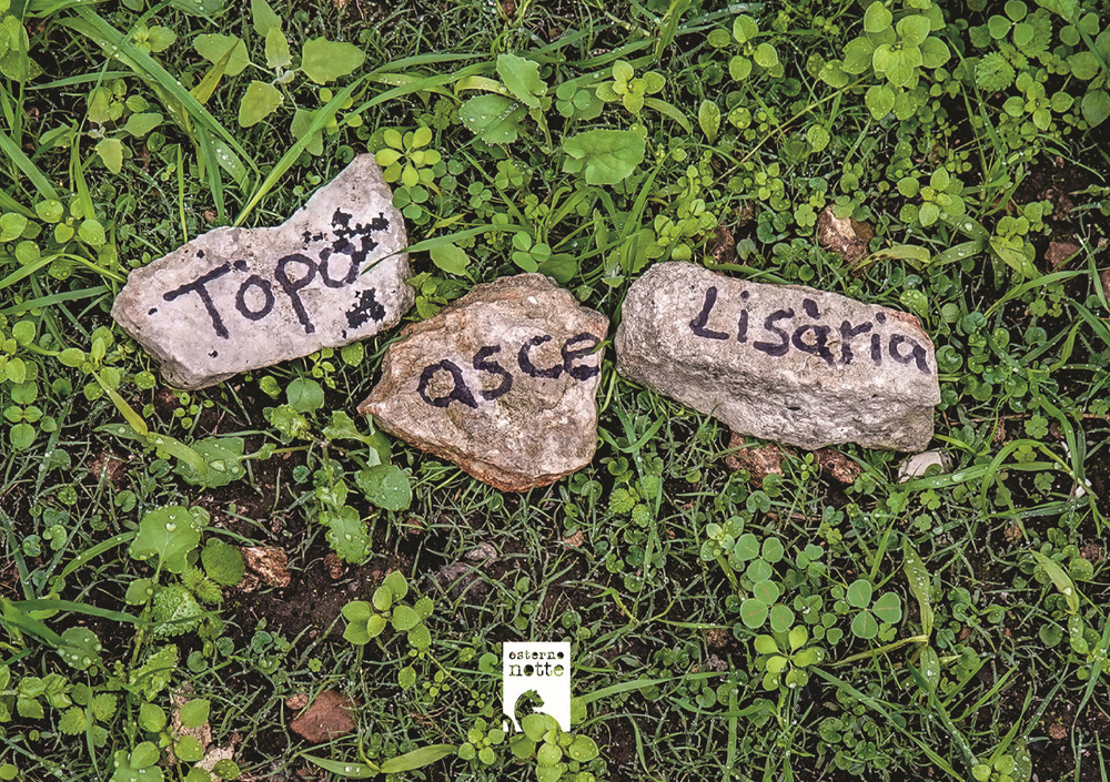Tòpo asce lisària. Luogo di pietre