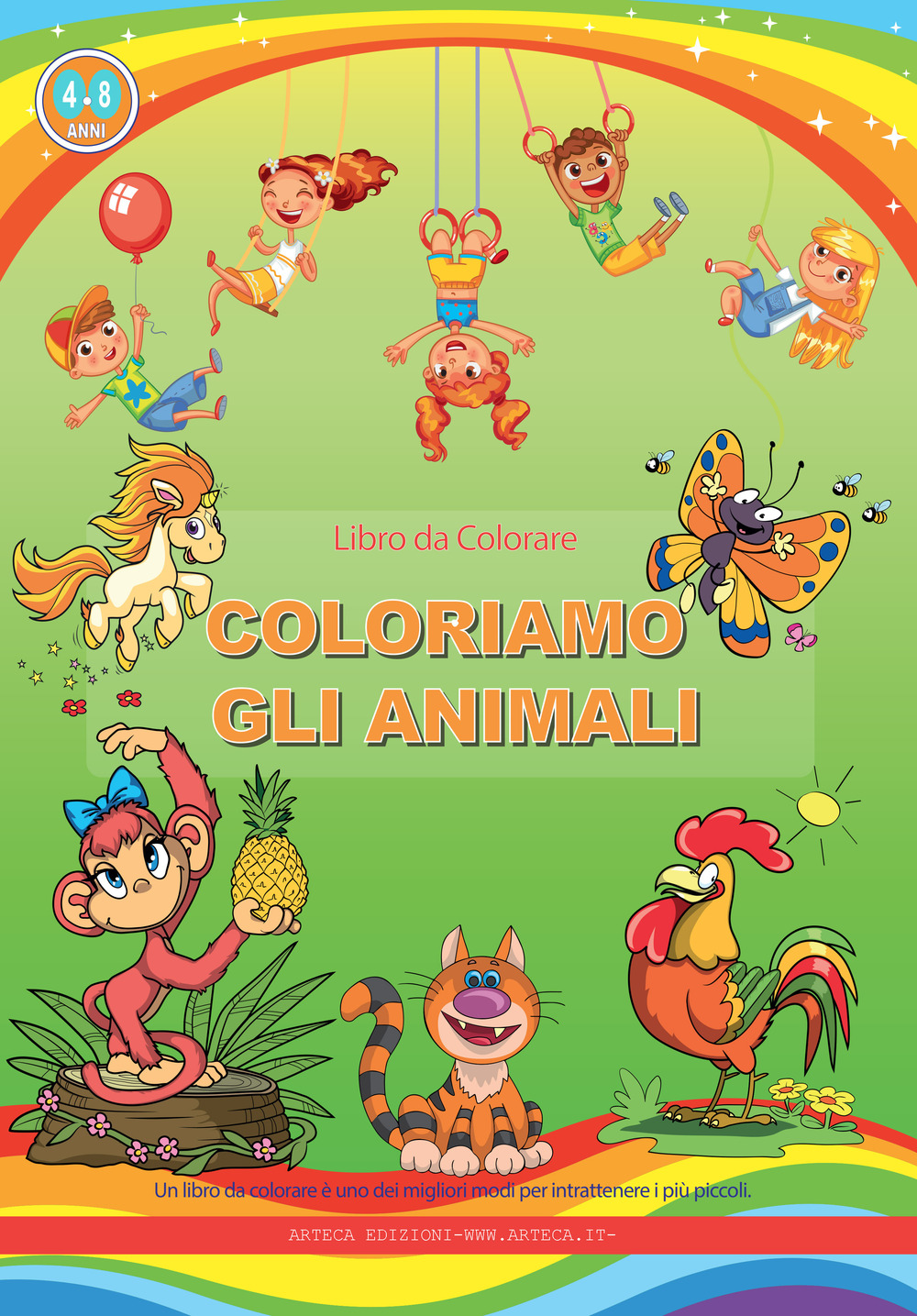 Coloriamo gli animali. Libro da colorare