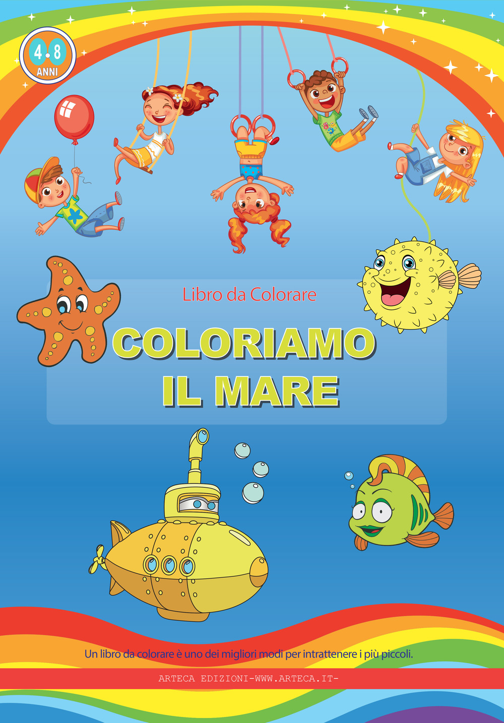 Coloriamo il mare. Libro da colorare