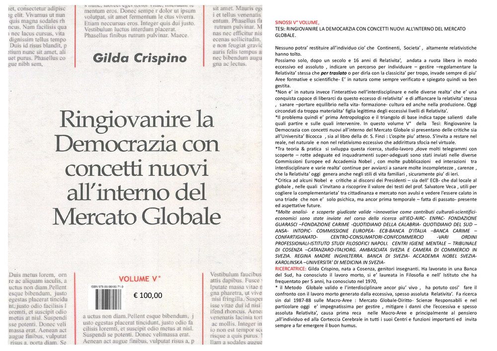 Ringiovanire la democrazia con concetti nuovi all'interno del mercato globale