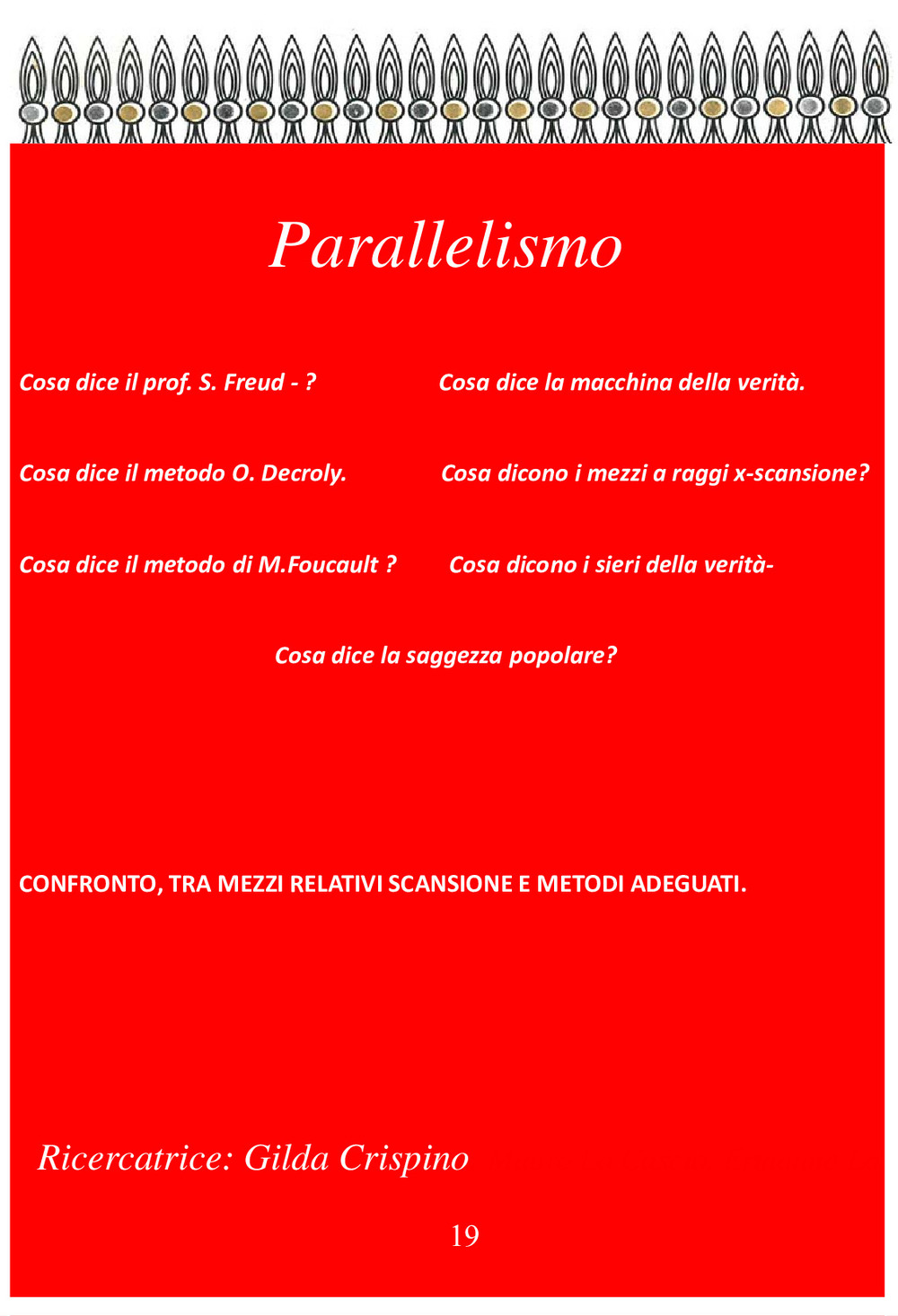 Parallelismo. Scansione o metodi adeguati?