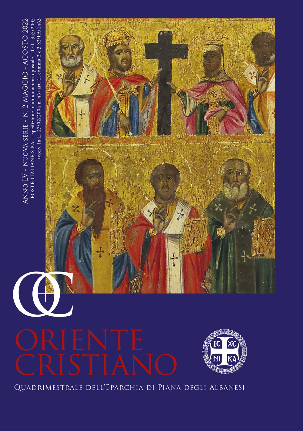 Oriente cristiano. Quadrimestrale dell'eparchia di Piana degli Albanesi