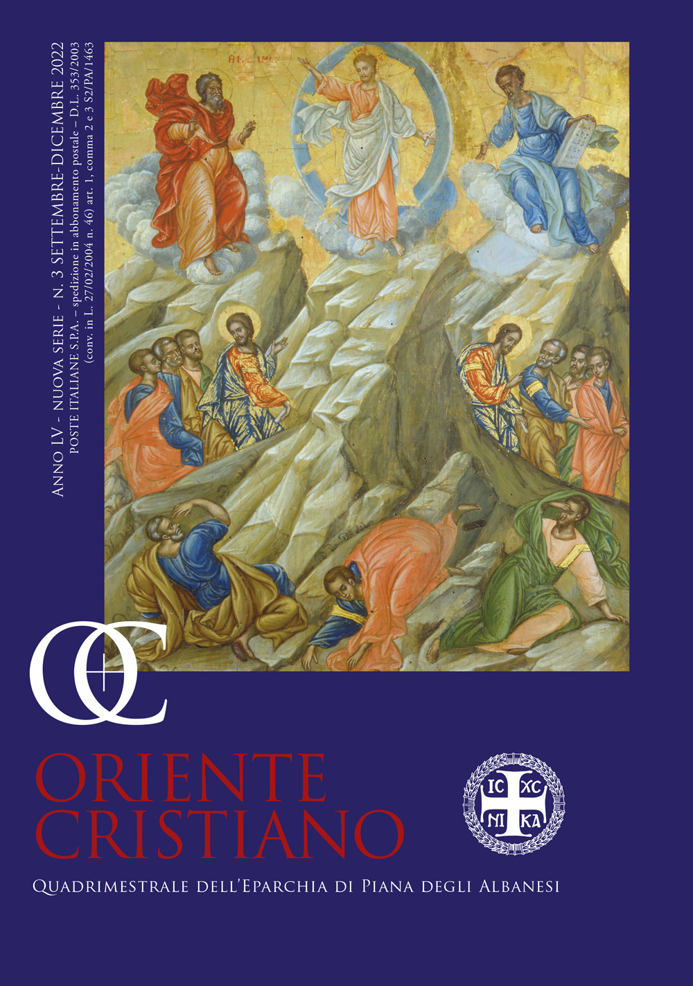 Oriente cristiano. Quadrimestrale dell'eparchia di Piana degli Albanesi. Vol. 3