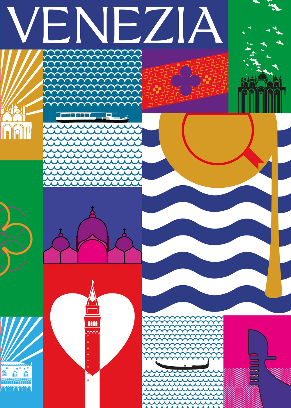 Pop collage. Notebook