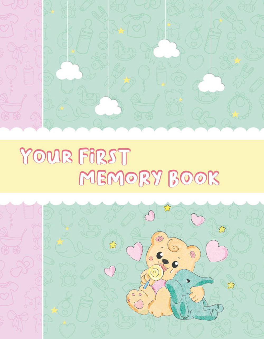 Your first memory book. Girl version