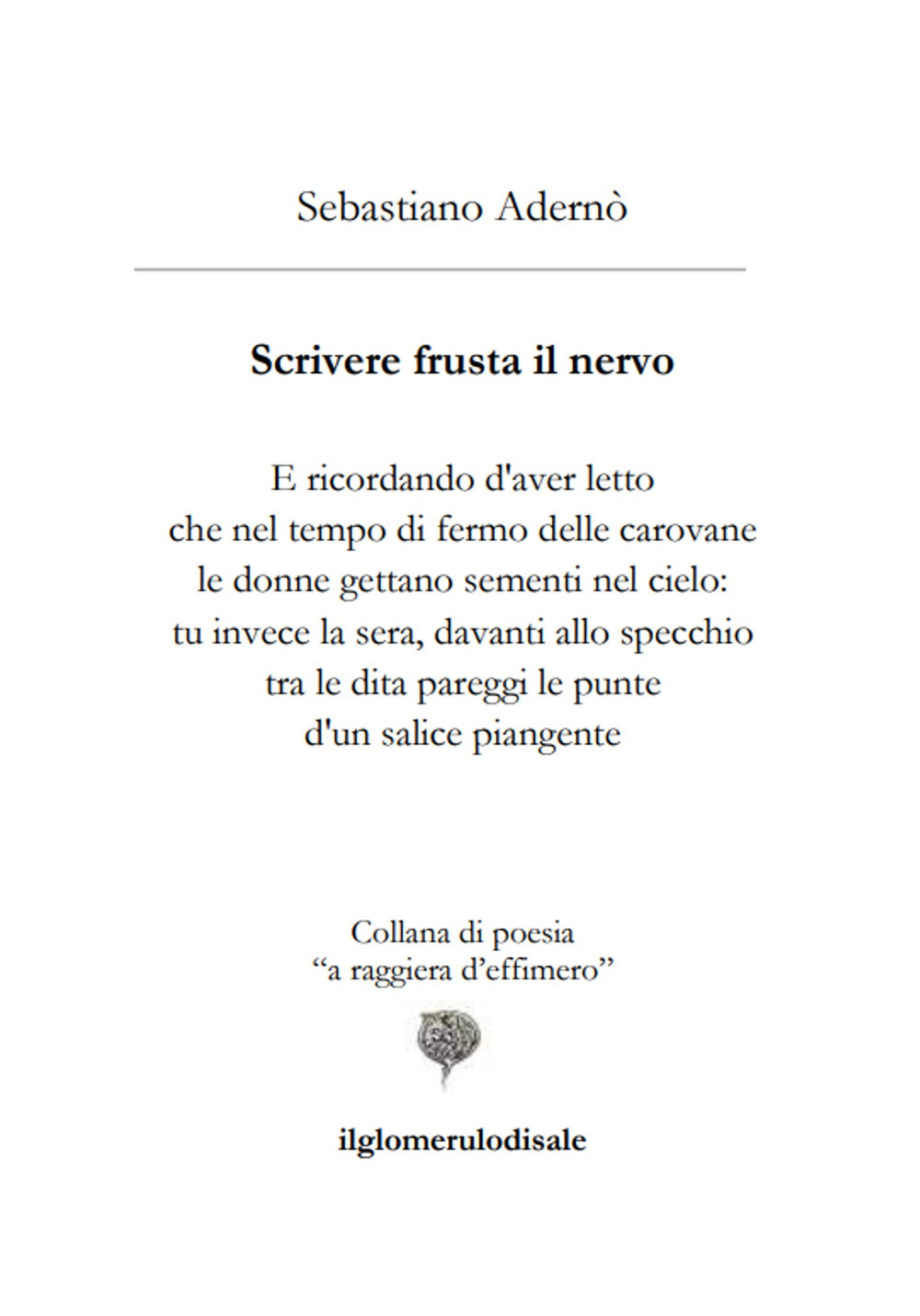 Scrivere frusta il nervo