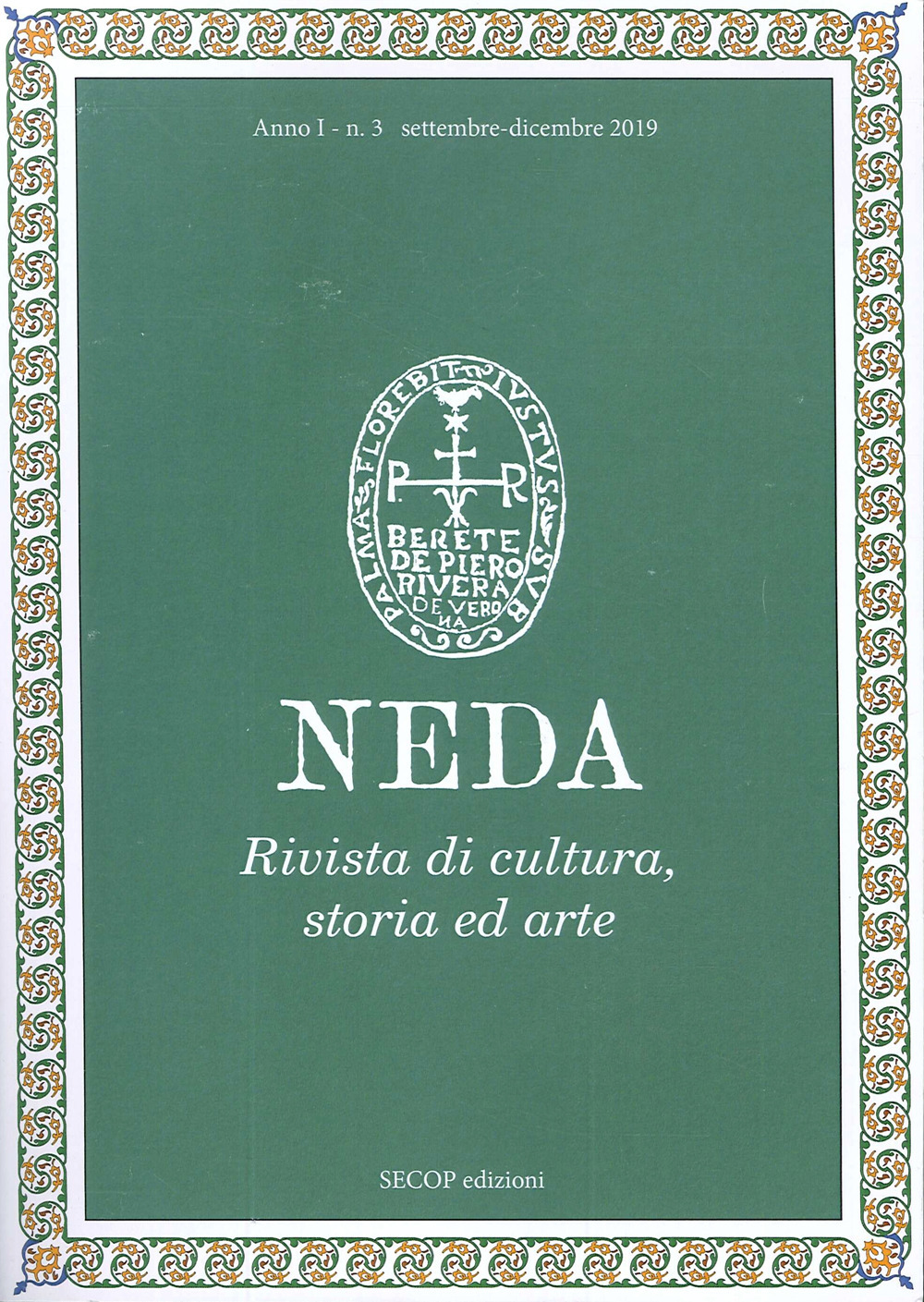 Neda. Rivista di cultura. Vol. 3: Settembre-dicembre