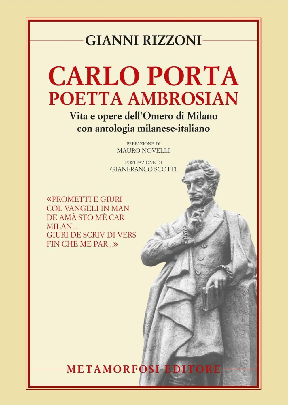 Carlo Porta poetta ambrosian