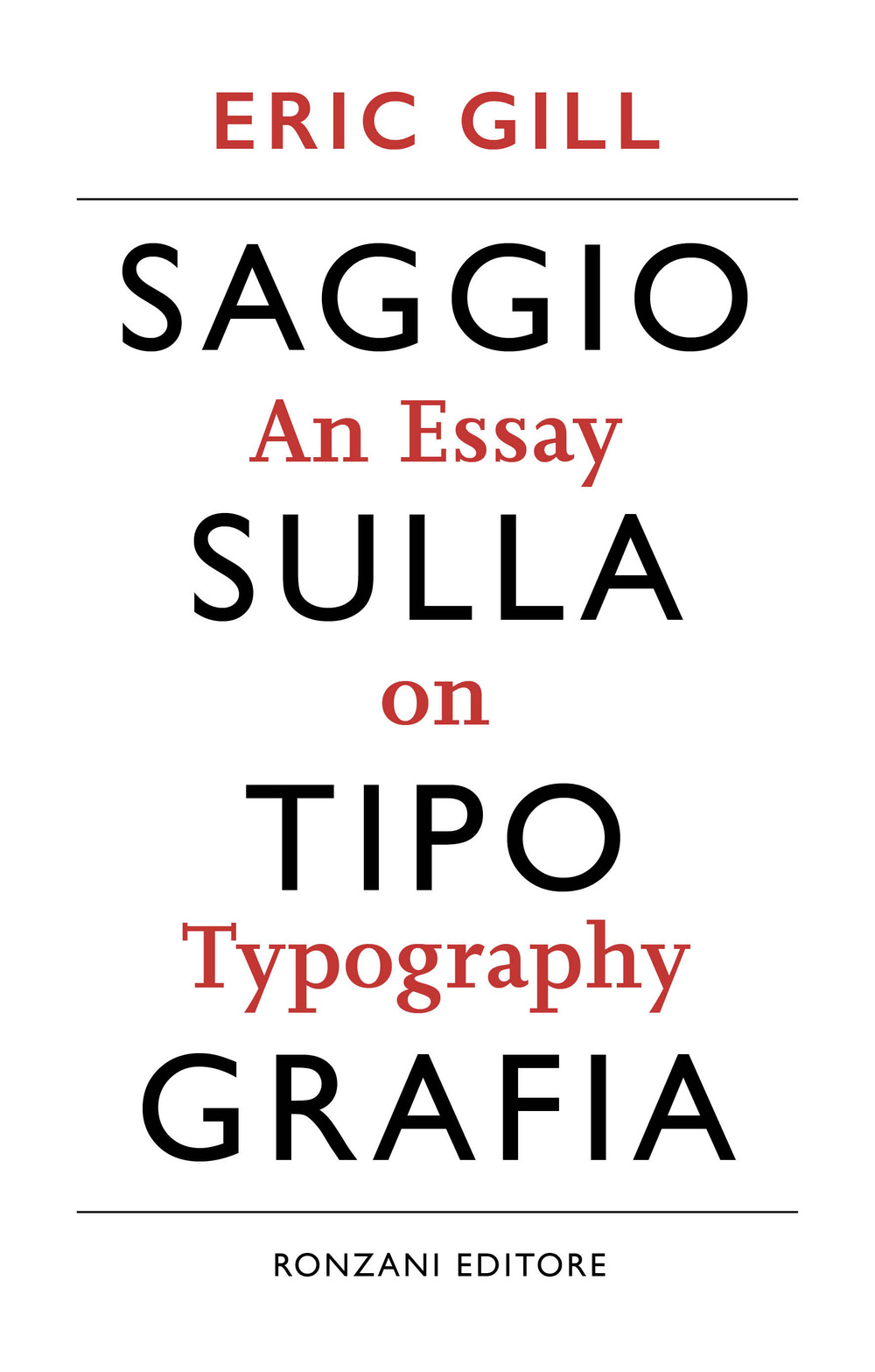 Saggio sulla tipografia-An essay on typography