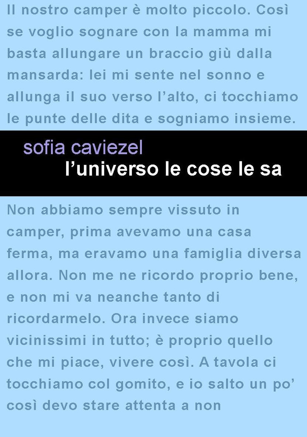 L'universo le cose le sa
