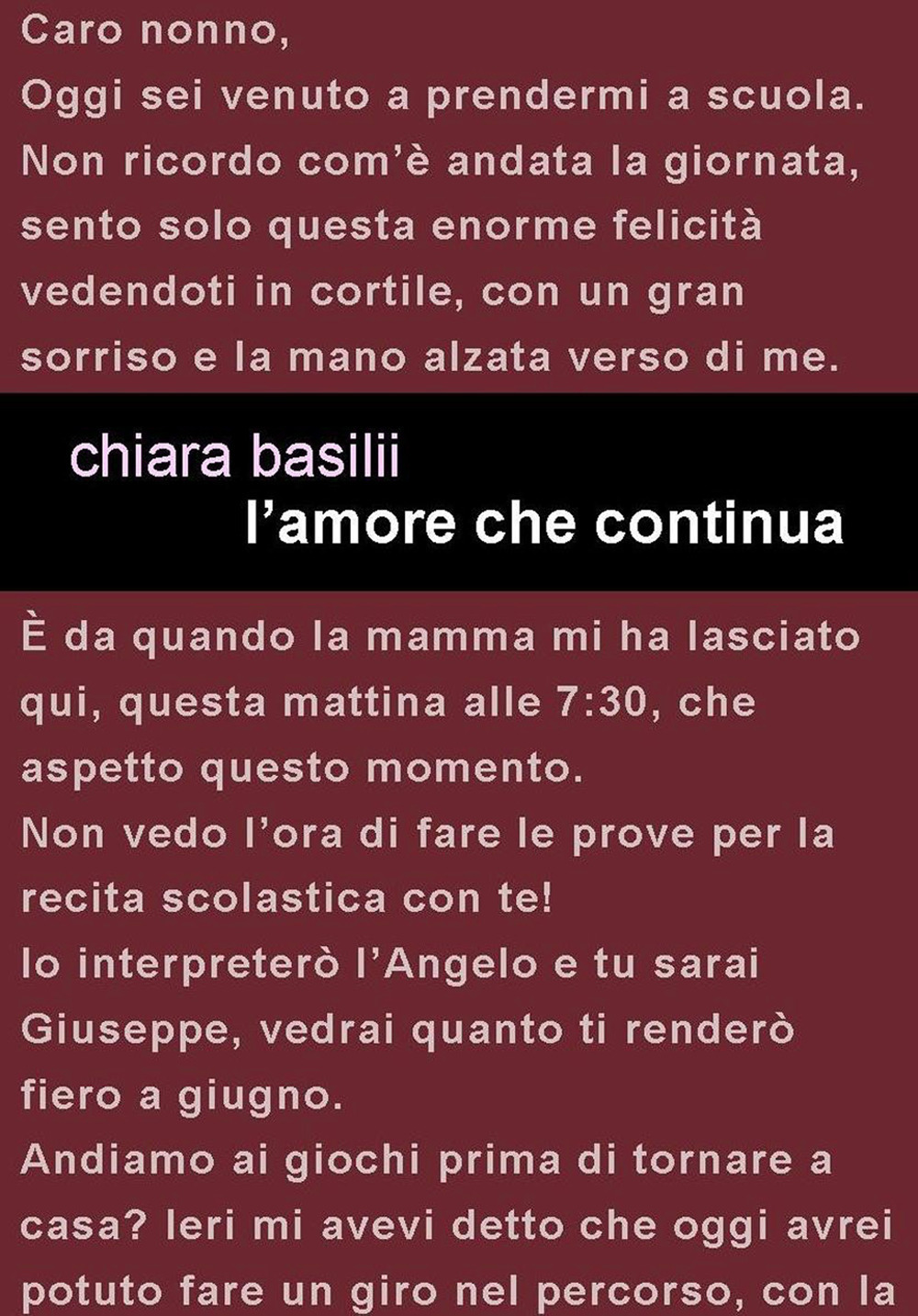 L'amore che continua