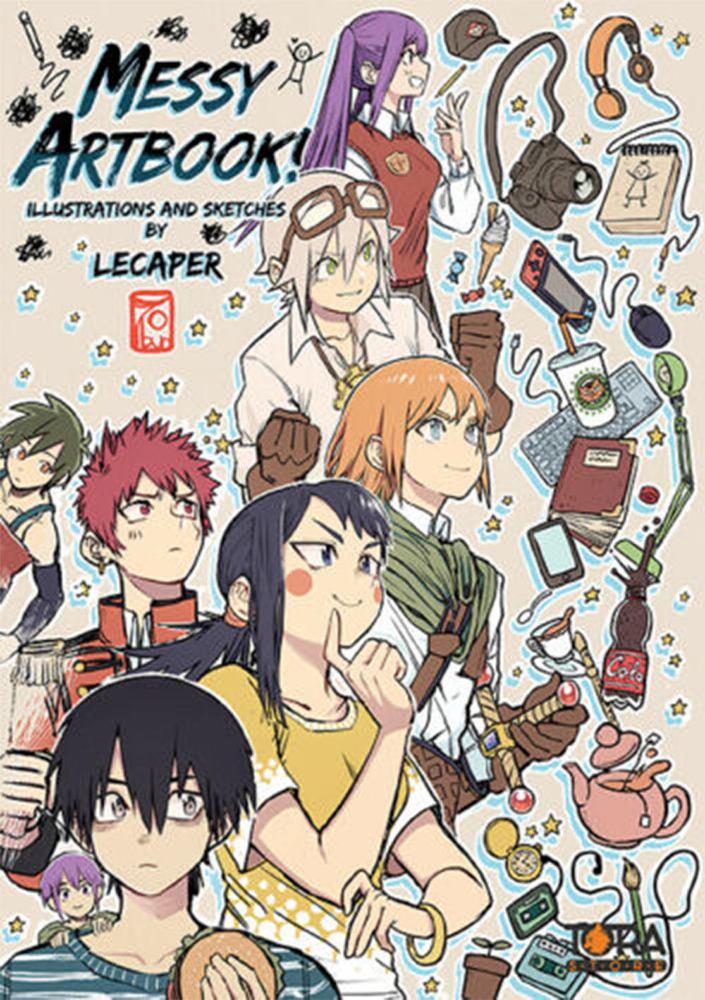 Messy artbook. Illustrations and sketches by LeCaper