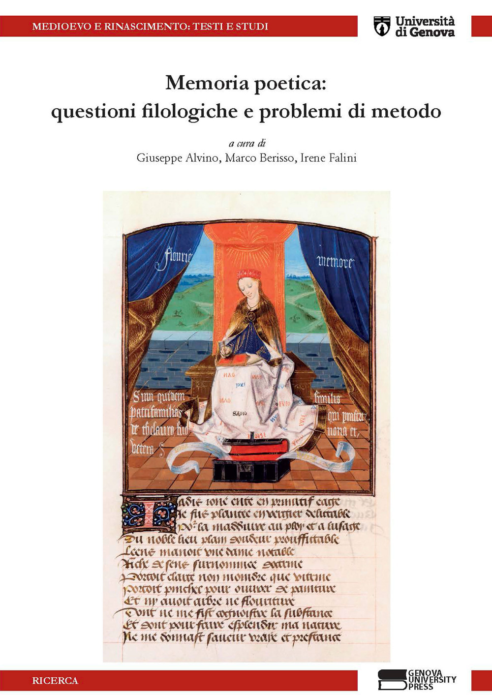 Memoria poetica: questioni filologiche e problemi di metodo