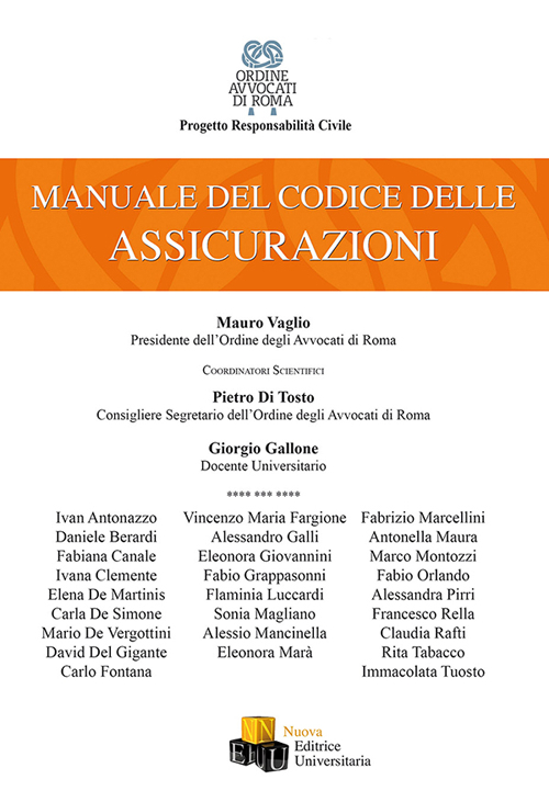 Manuale del codice delle assicurazioni