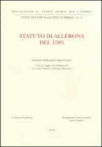 Statuto di Allerona del 1585. Testo latino a fronte