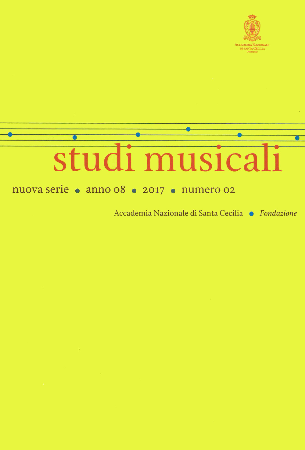 Studi Musicali. N.S.. Vol. 2