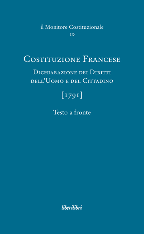 Costituzione francese (1791). Dichiarazione dei diritti dell'uomo e del cittadino