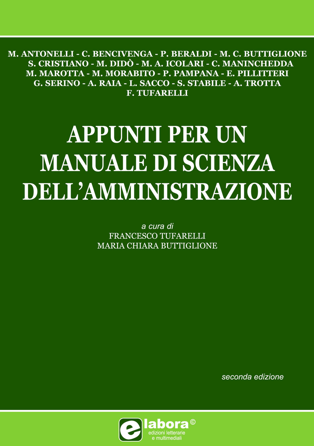 Appunti per un manuale di scienza dell'amministrazione