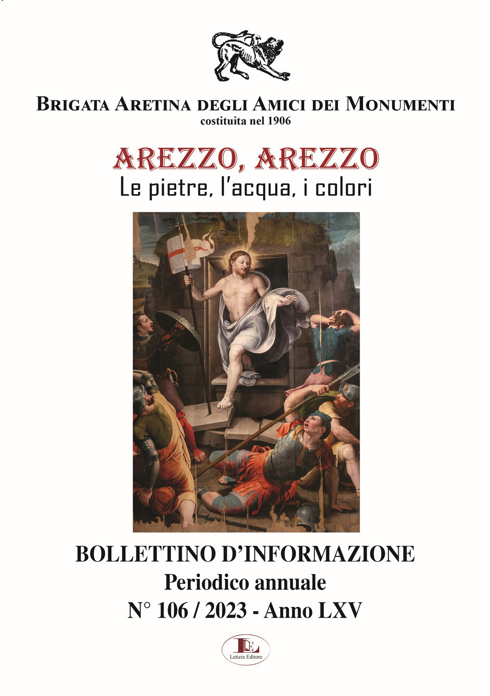 Bollettino d'informazione. Vol. 106: Arezzo, le pietre, l'acqua, i colori