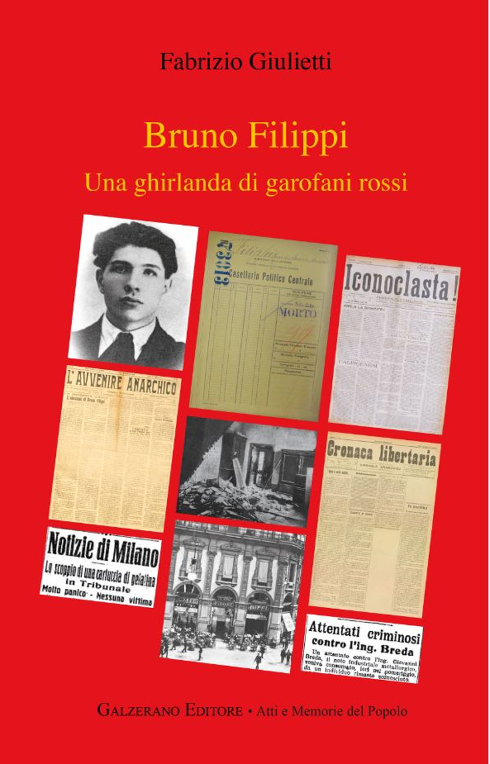 Bruno Filippi. Una ghirlanda di garofani rossi