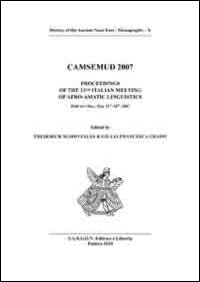 Camsemud 2007. Proceedings of the 13th italian meeting of afro-asiatic linguistic. Udine 2007