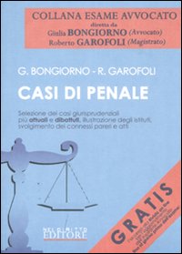 Casi di penale. Selezione dei casi giurisprudenziali più attuali e dibattuti, illustrazione degli istituti, svolgimento dei connessi pareri e atti