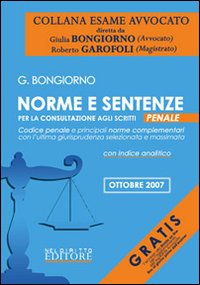 Norme e sentenze per la consultazione agli scritti. Codice penale e principali norme complementari con l'ultima giurisprudenza selezionata e massimata