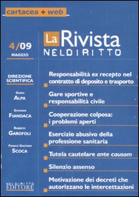 La rivista di Neldiritto (2009). Vol. 4