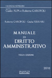 Manuale di diritto amministrativo