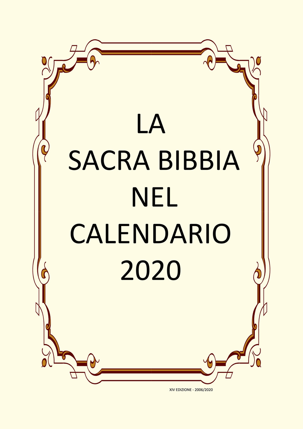 Calendario 2020