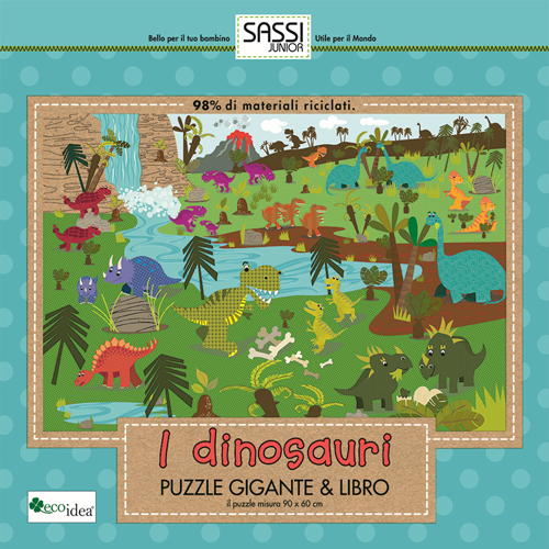 I dinosauri. Puzzle gigante