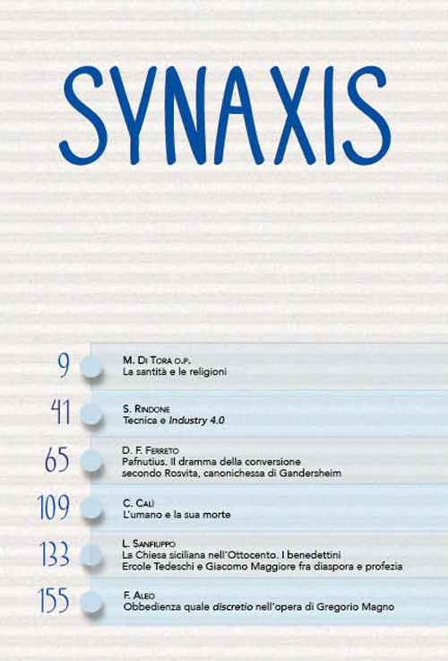 Synaxis. Vol. 39/2